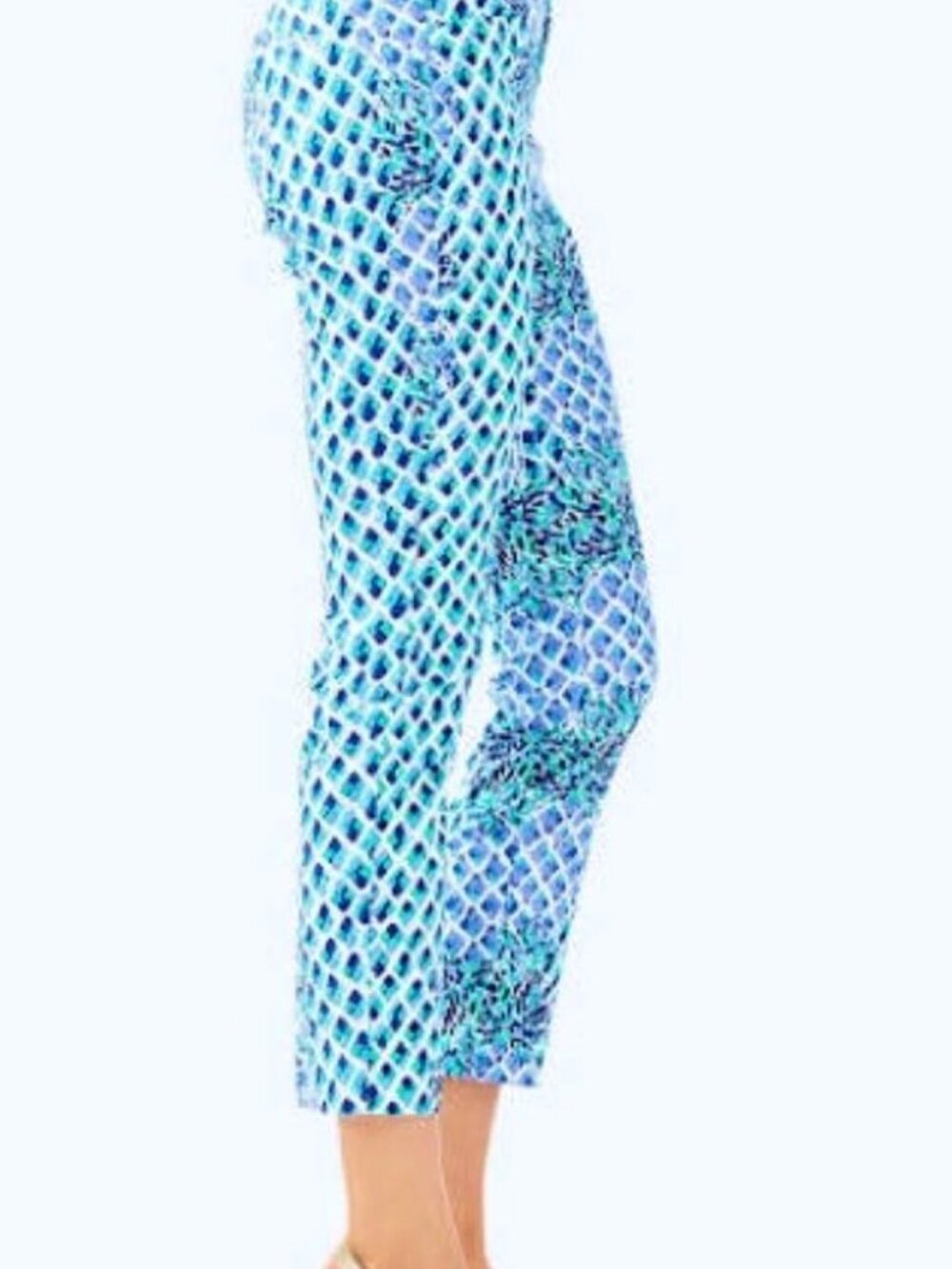 Vibrant, Lily Pulitzer Blue & Teal Skinny Pants